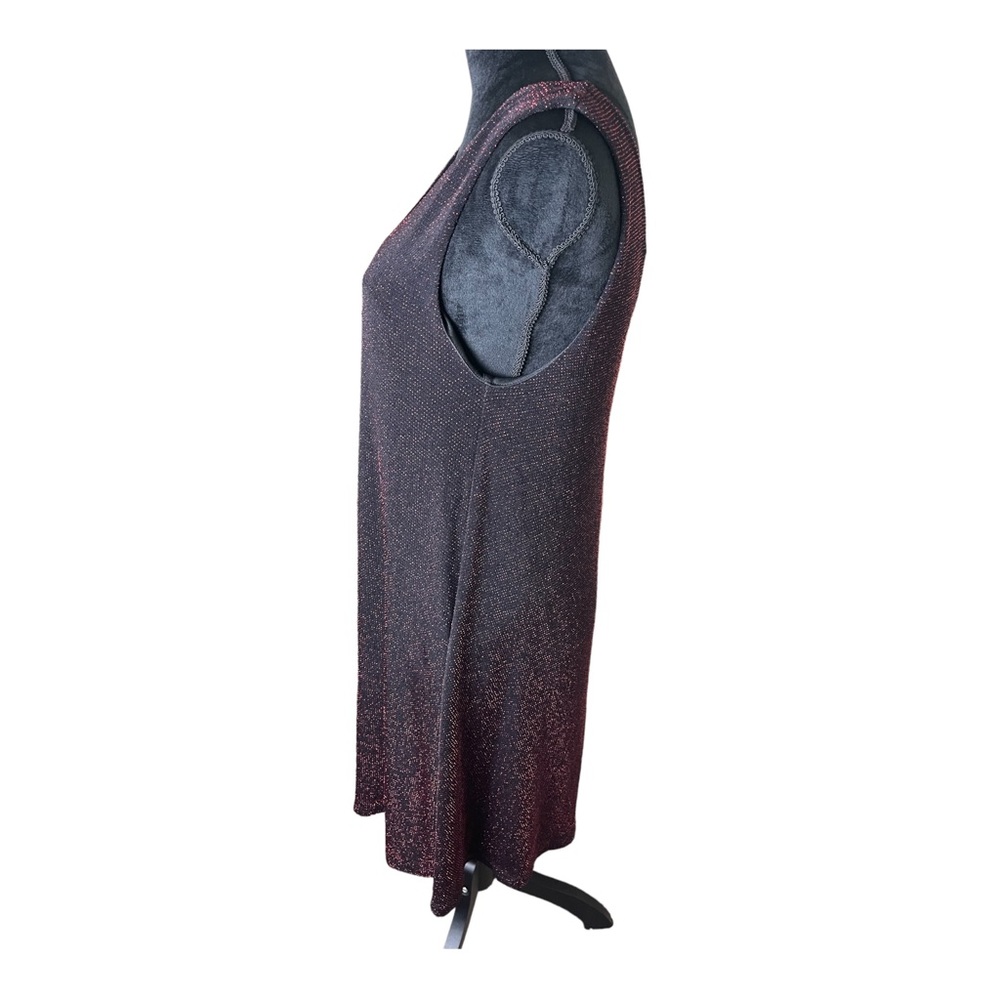 Anthropologie Everly Sleeveless Sparkle Midi Dress Size Medium - Picture 2 of 7